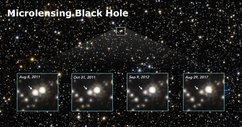 A technique known as MicroLensing was used to measure the mass of a wandering black hole.