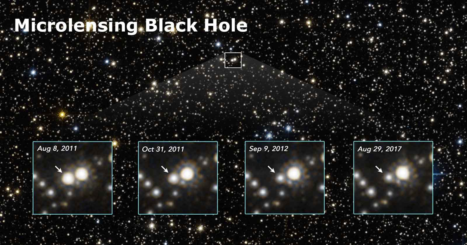 Hubble Records Mass and Location of a Black Hole for the First Time ...