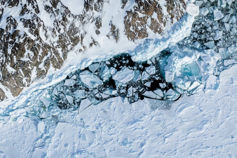 Παγόβουνα στη Γροιλανδία
