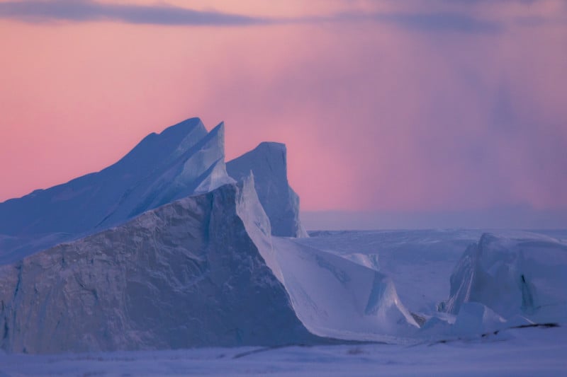 Icebergs au Groenland