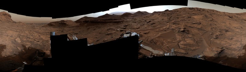 Photo from the Mars Curiosity Rover