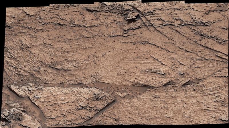 Mars Curiosity Rover Photo of rocks