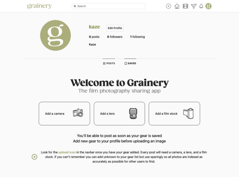 Grainery est une nouvelle application de photographie permettant aux cinéastes de partager leur travail