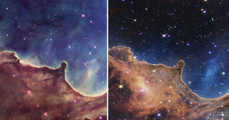Hubble vs Webb