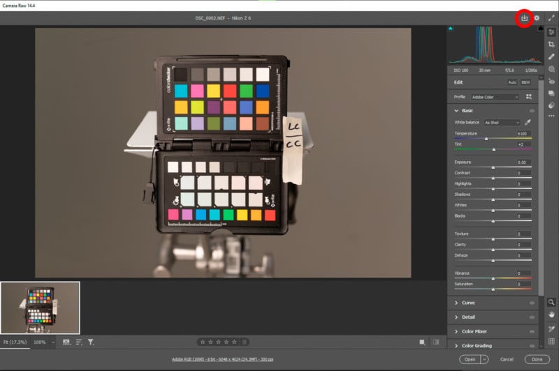 Layout of the Color Checker Chart Used with Known RGB Values 24 . This