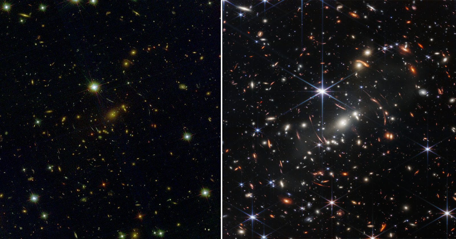 Hubble vs James Webb
