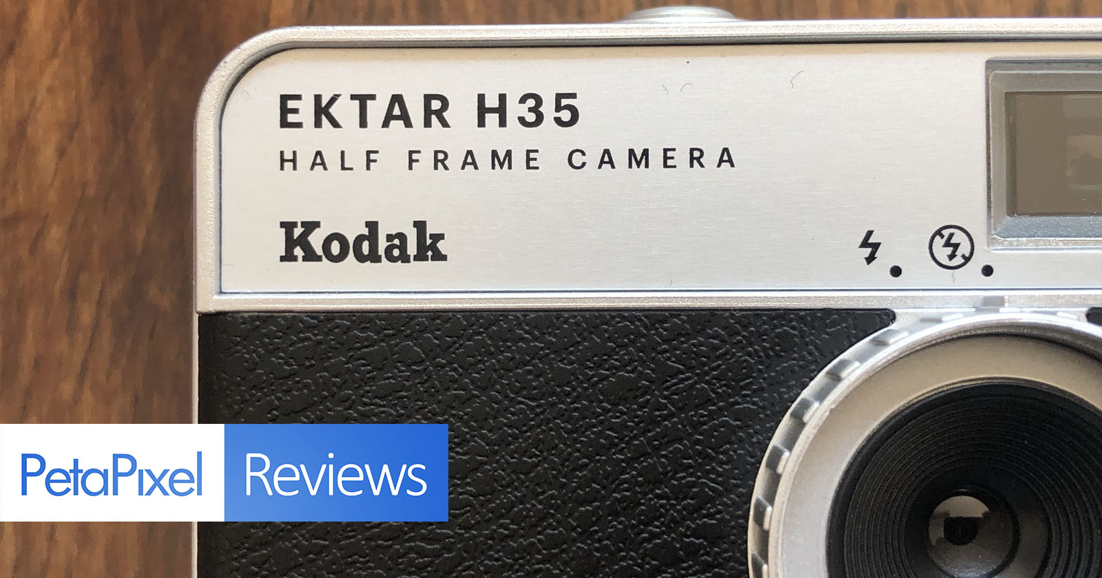 Kodak Ektar H35 Half Frame 35mm Camera With 22mm Lens F/9.5 and Flash -  Black Color