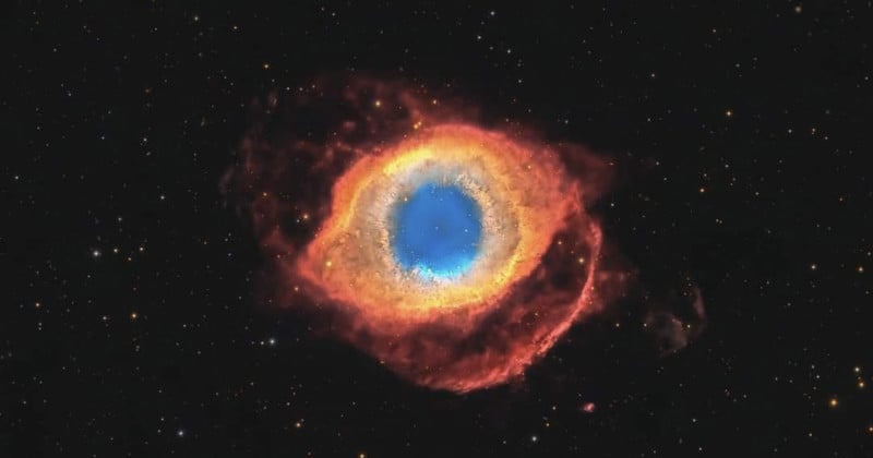 Astrofotógrafo captura 107 horas de exposición al «Ojo de Dios»