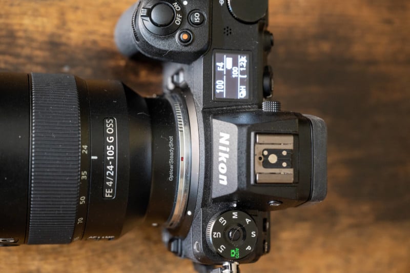 Photos du produit de l'adaptateur Megadap Sony vers Nikon Z
