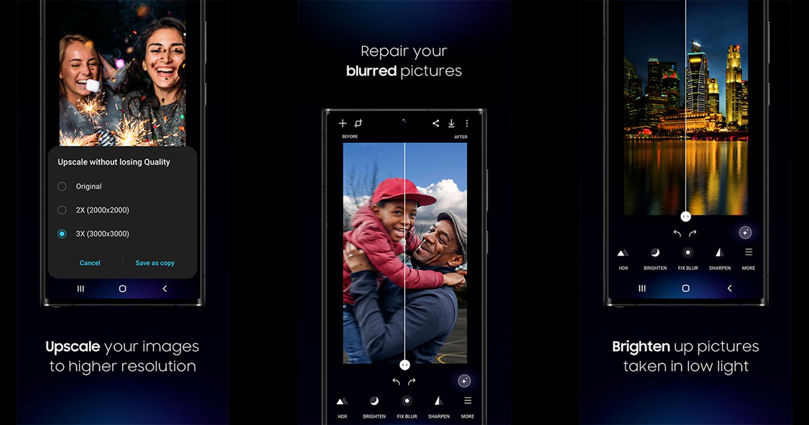 Galaxy Enhance-X di Samsung è un’app di fotoritocco basata sull’intelligenza artificiale