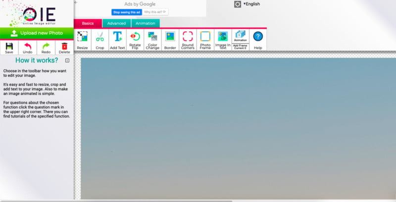 Online PhotoShop - Free Web-based Photo Editor (No Ads!)
