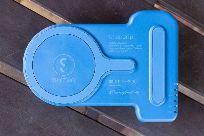 ShiftCam SnapGrip Essential: Impugnatura Magnetica Con Pulsante Wireless E Dock, Per IPhone/Android
