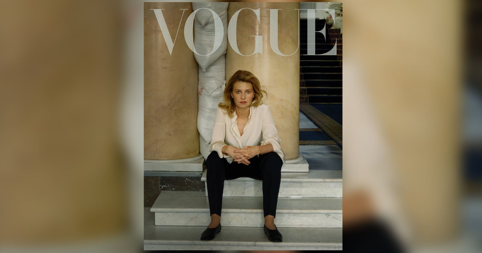 Zelenska’s Vogue Photoshoot Sparks ‘Sit Like A Girl’ Photo Trend
