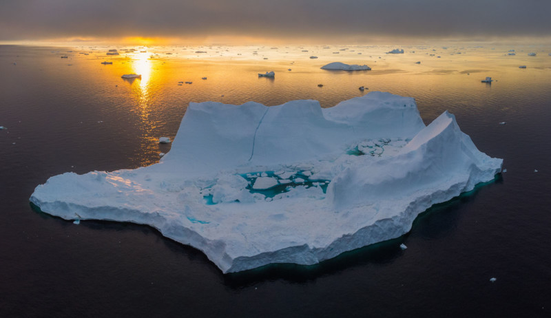 Greenland aerial photo