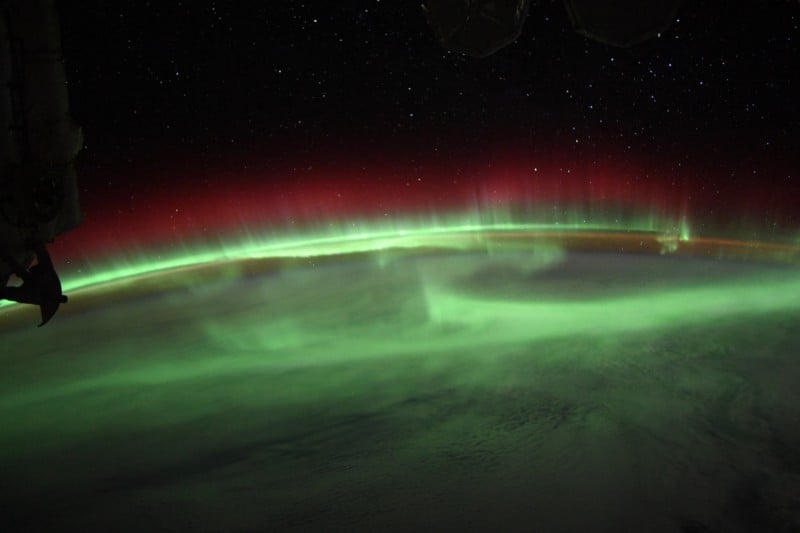 Aurora from ISS