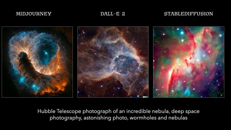 hubble comparison