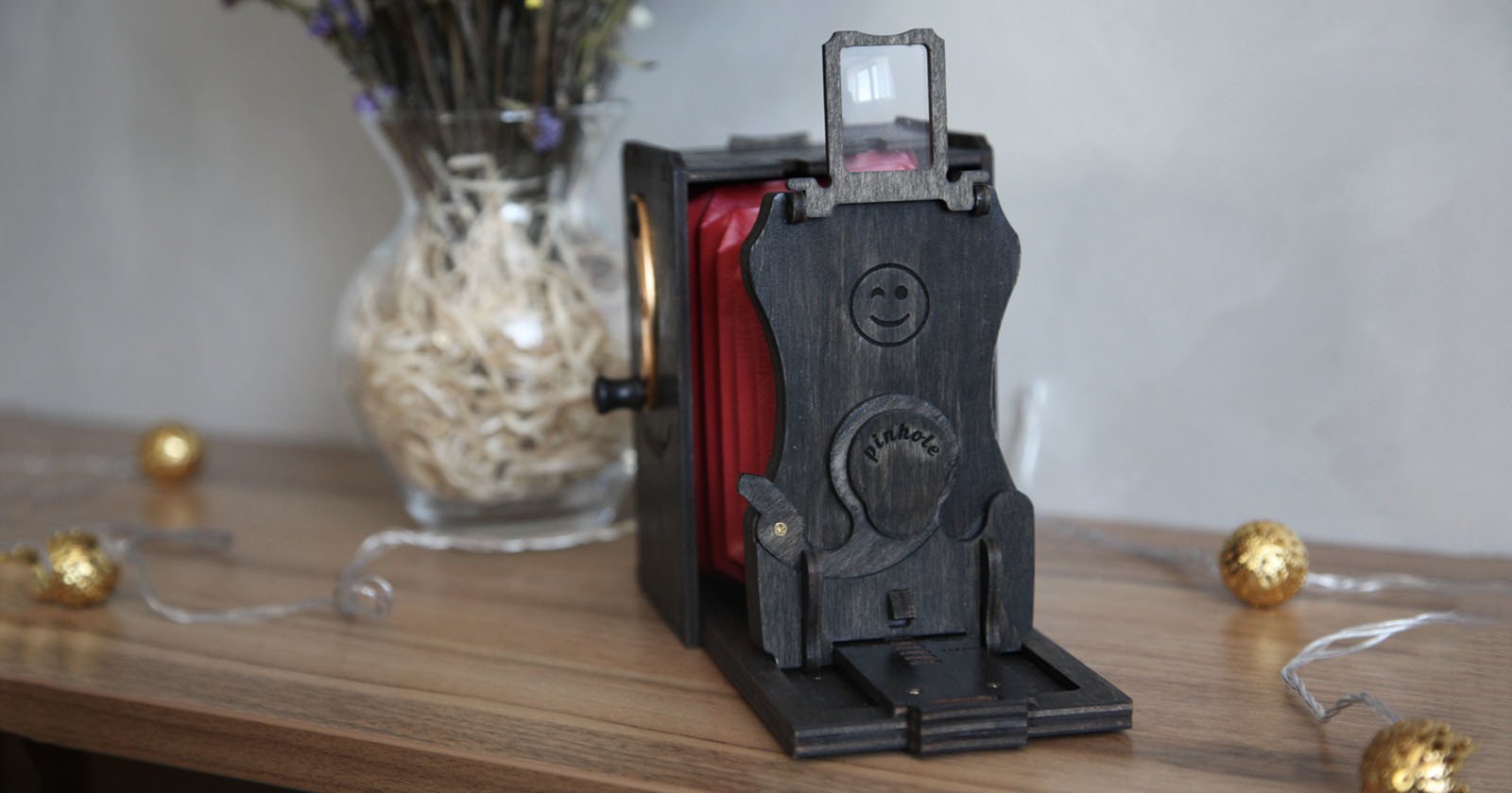 The Jollylook Pinhole is a DIY Bellows Camera That Takes Instax Film