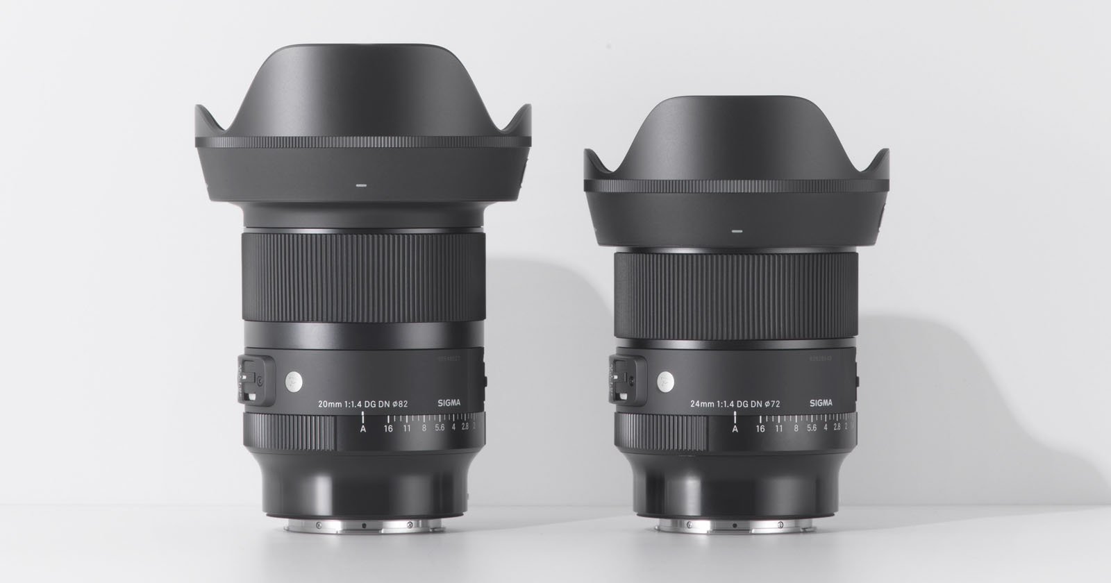 Sigma Adds 20mm f/1.4 and 24mm f/1.4 Lenses for Sony E and Leica L