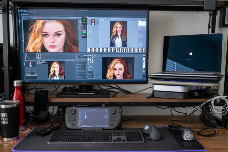 Editing Images with the Steam Deck as a "Desktop"