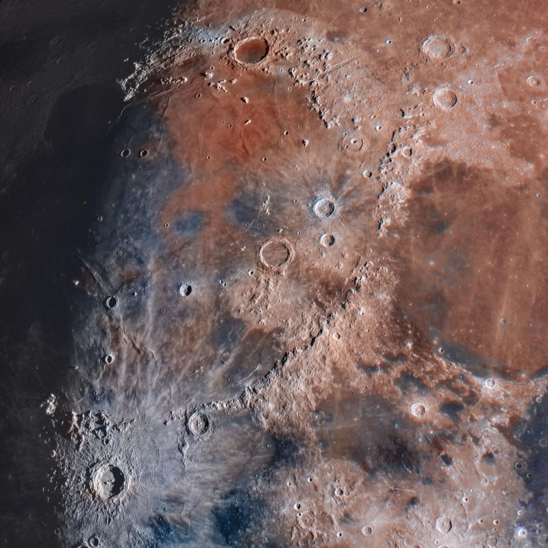 Detail of the Moon