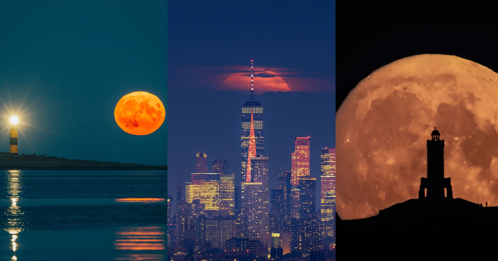 Photo of De Londres à New York : la super lune Augustus scintille à travers le monde