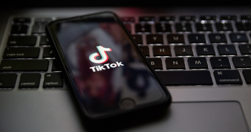 tiktok on a phone