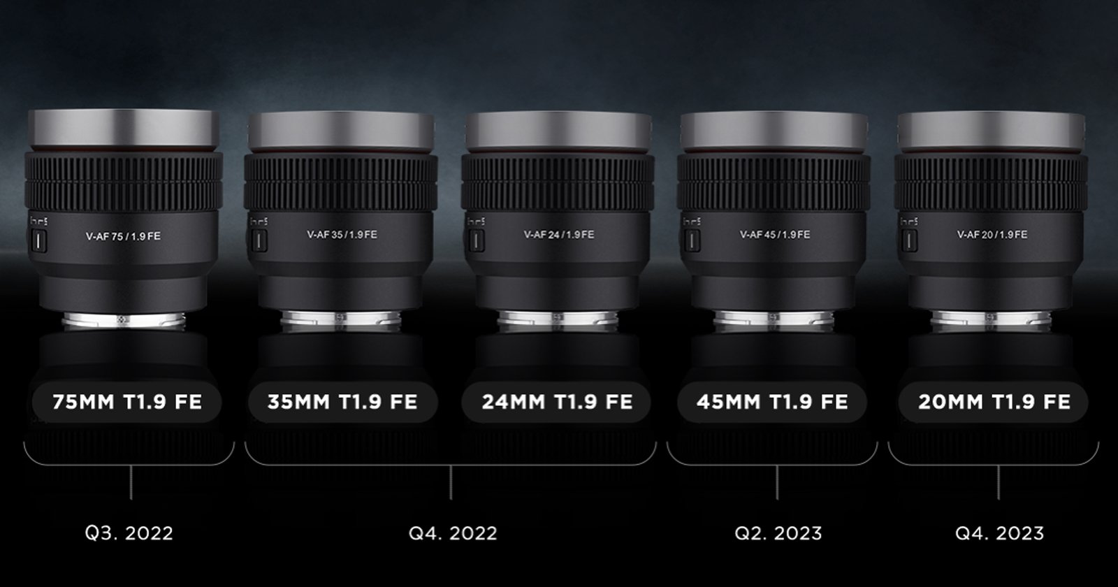 Samyang Reveals the ‘World’s First’ V-AF Cine Autofocus E-Mount Lenses