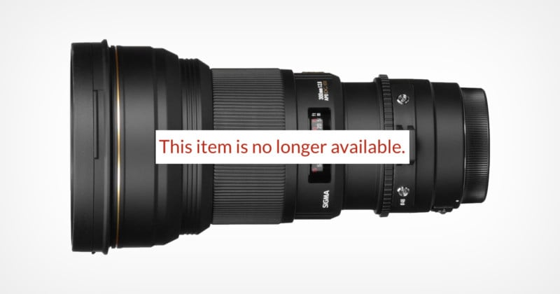 Sigma Discontinues DSLR lenses