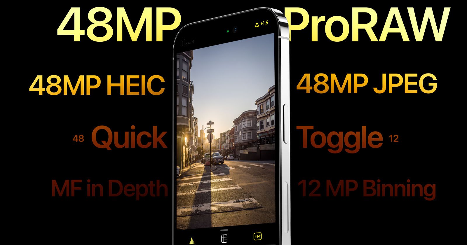 Update to Halide Adds 48MP ProRAW and Manual Focus Depth Capture