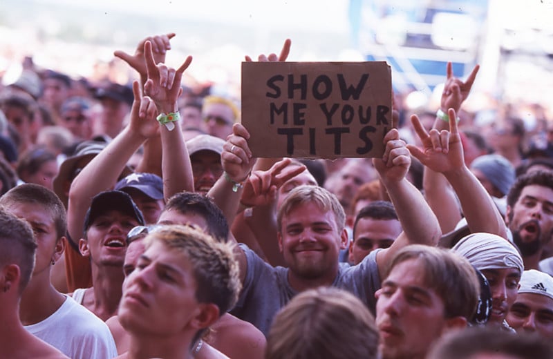 crowd sign