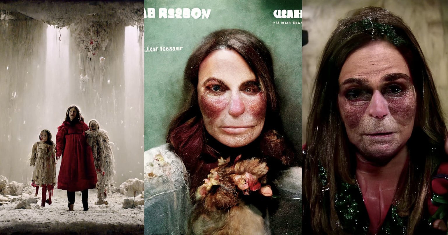 The Same Frightening Woman Keeps Appearing In AI Generated Images 