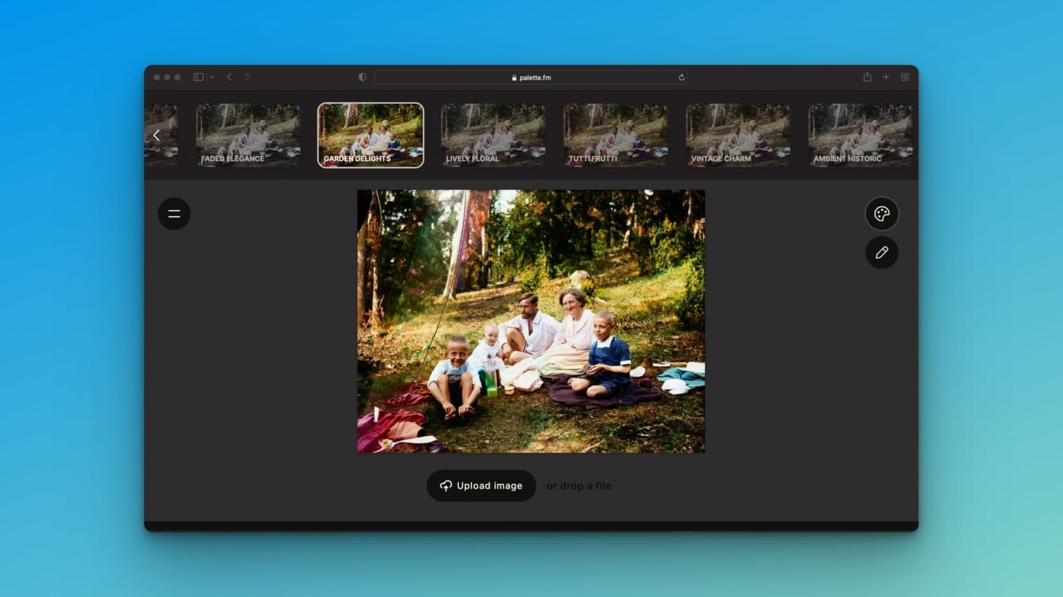 Palette is a Free Web-Based AI-Powered Photo Colorizer | PetaPixel