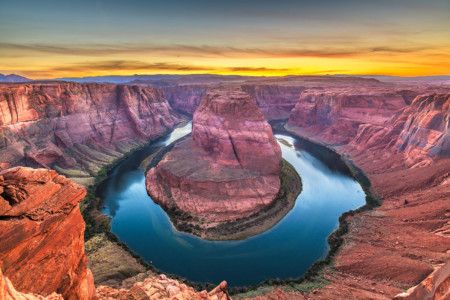 This is the Famous Horseshoe Bend with a Boat for Scale | PetaPixel