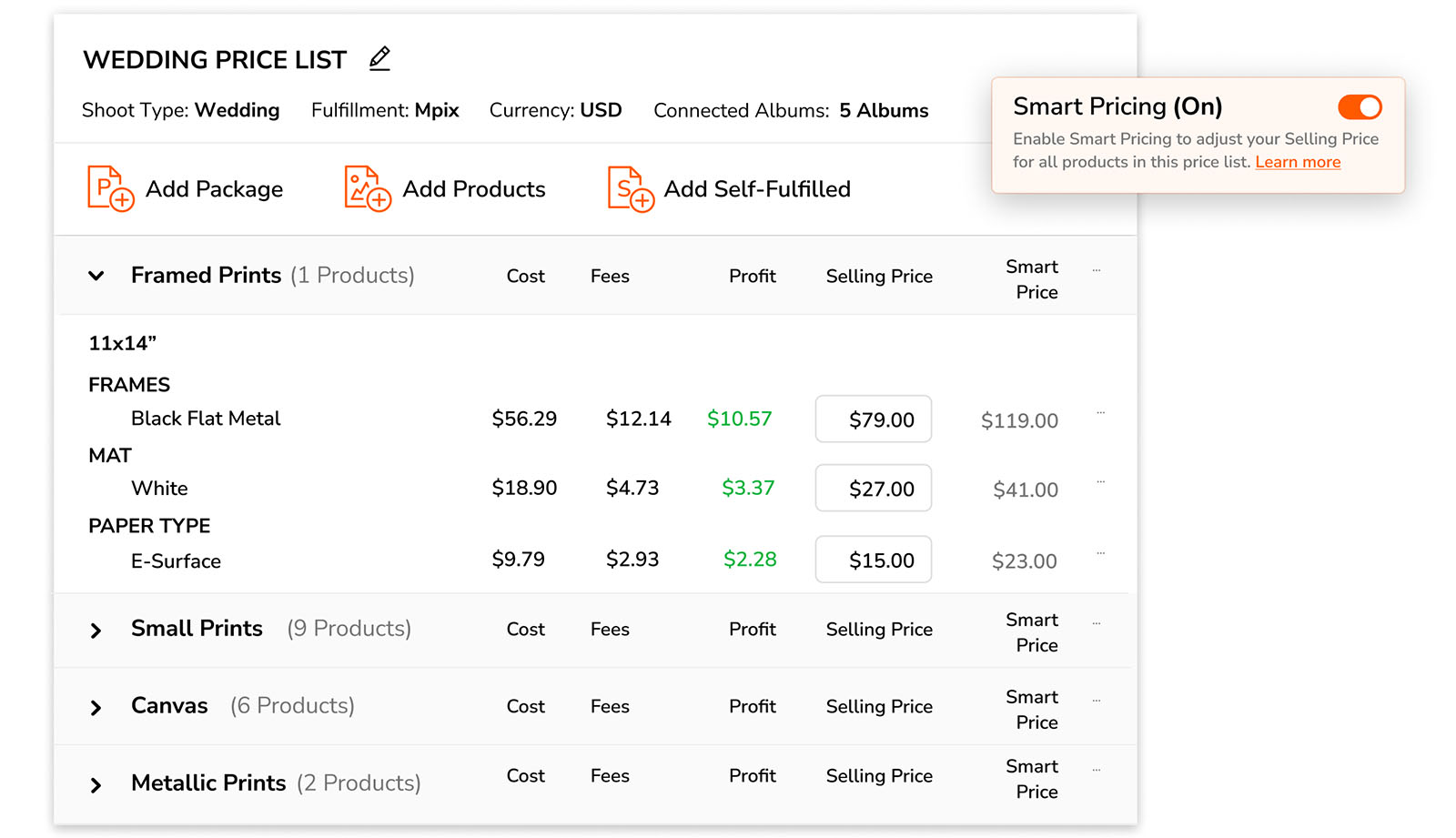 Zenfolio 'Smart Pricing' Uses Data Analysis to Help Price Photo Prints
