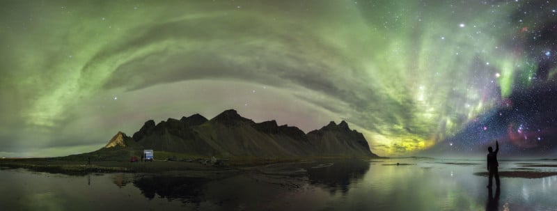 Photographer Captures Aurora and Orion Together with Novel Method