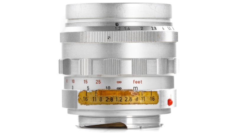 אב טיפוס 1964 Leica Noctilux 50mm f:1.2