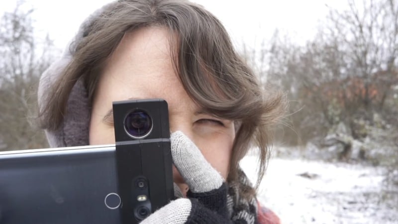 Photographer Builds Hybrid Viewfinder with Digital Overlay for Smartphones