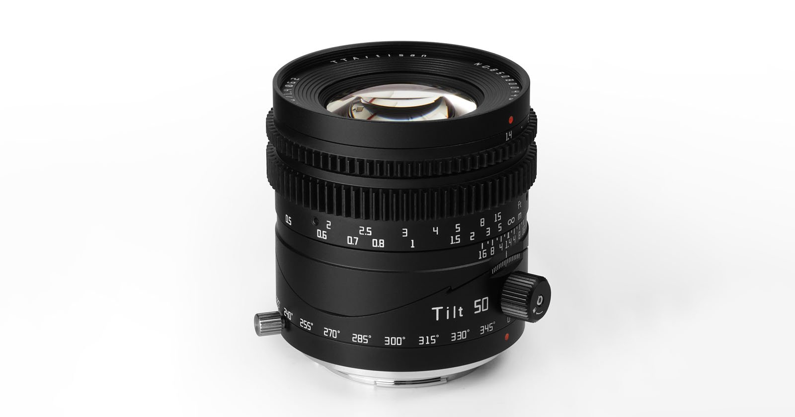 TTArtisan's 50mm f/1.4 Tilt Lens Now Available for Canon RF, Fuji 