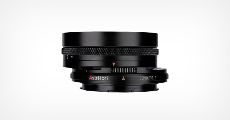 18mm F8 shift lens