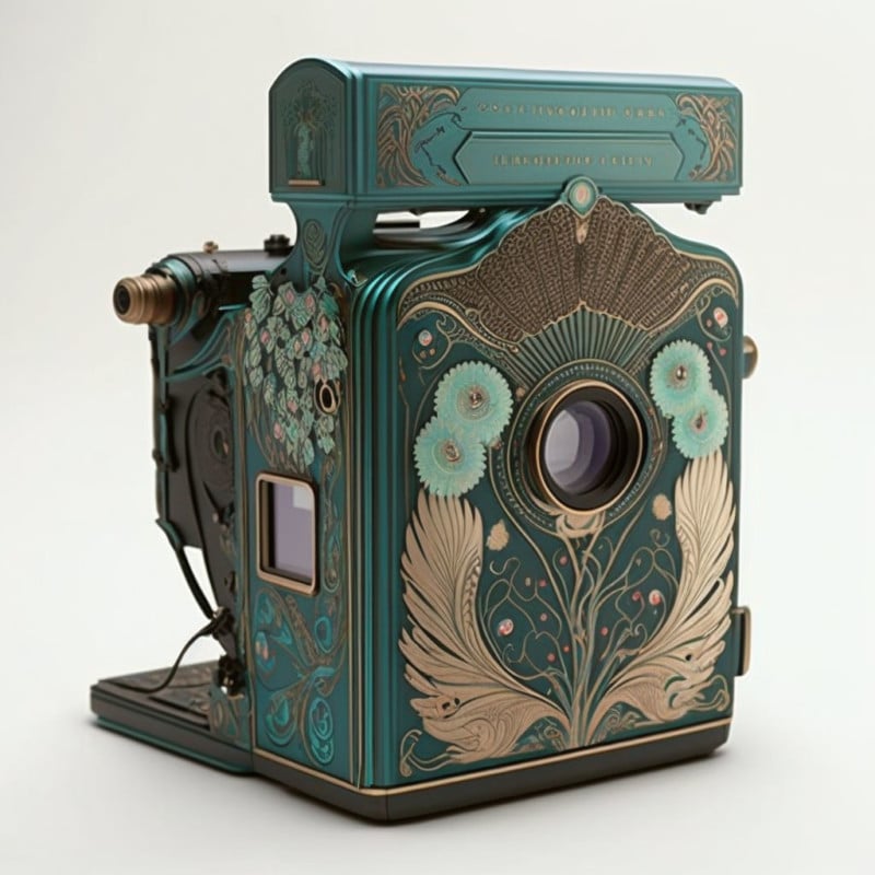 Mathieustern art nouveau polaroid camera with intricate designs 6287ab54 e910 4a00 b667 0c9f6187c60d copy