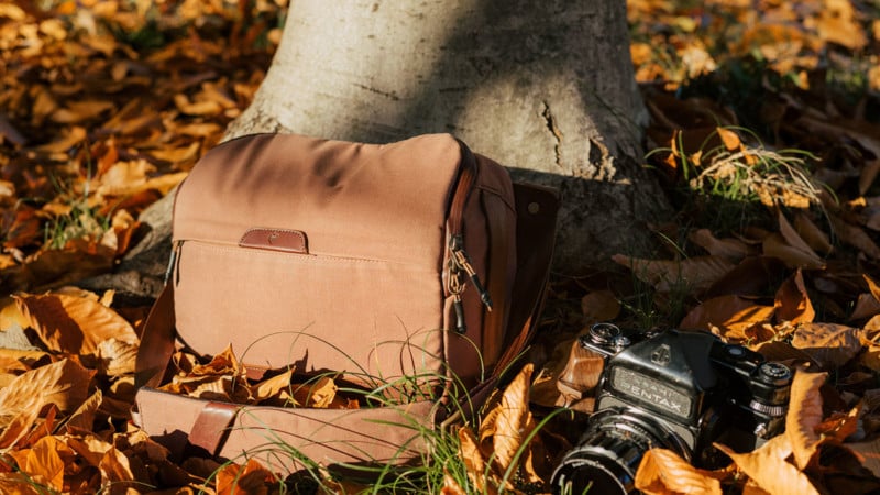 Clever Supply Co. Camera Sling Bag (Tan, 6L) w/ Made from Weather Sealing YKK Hidden Front