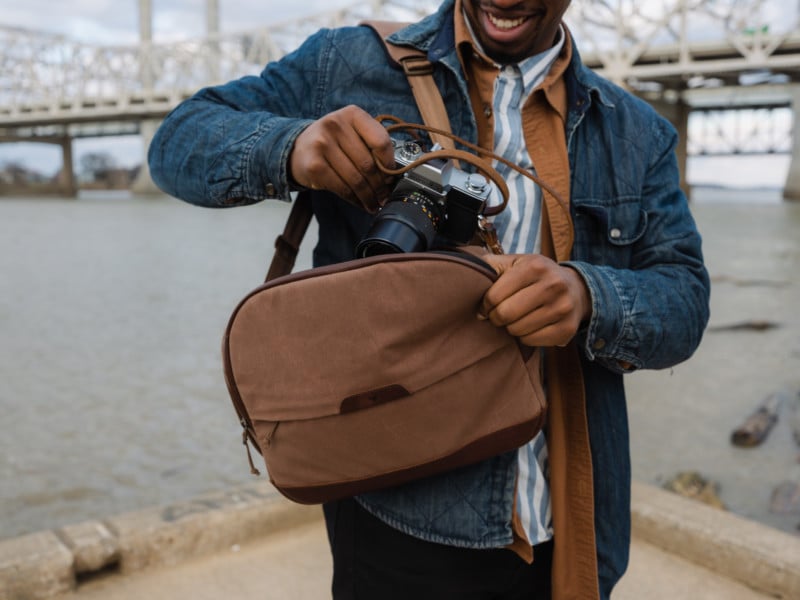 Clever Supply's New Leather Accented Sling is Lightweight and