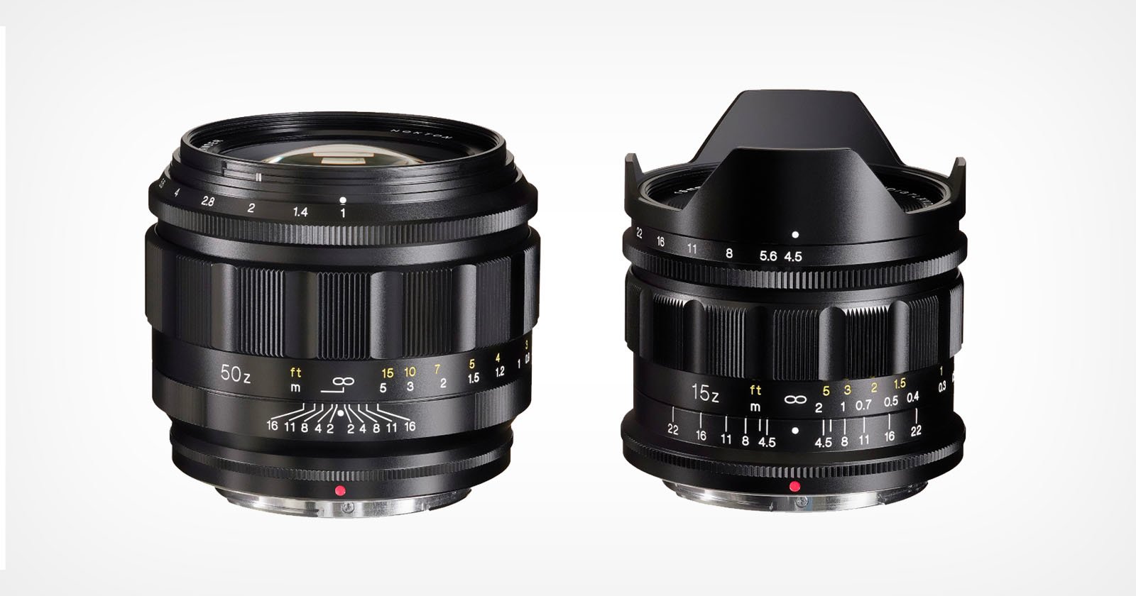 Cosina Adds Voigtlander 50mm f/1 and 15mm f/4.5 to Nikon Z Mount