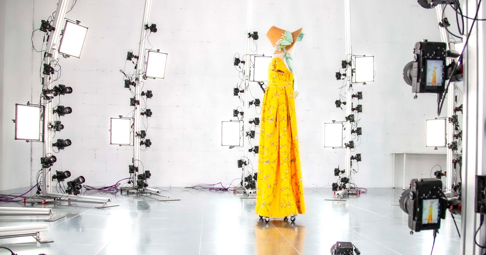 Massive Array of 144 Sony Mirrorless Cameras Generates Detailed 3D Assets