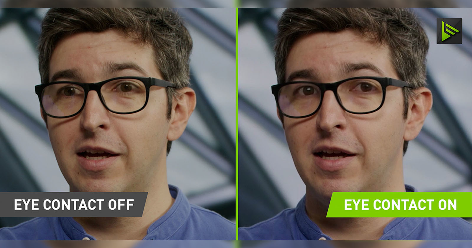 NVIDIA Broadcast Eye Contact