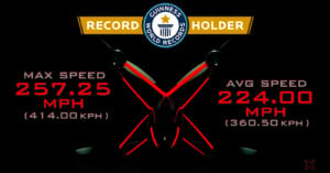 World Record drone speed
