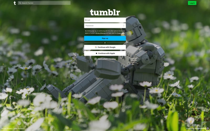 A while back I posted about how this shows up on Tumblr search, now it  appears on Tumblr blogs so I want to use archive on a blog, I have to sign