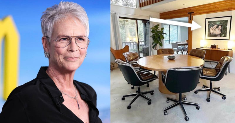 Jamie Lee Curtis Dining Room Artwork