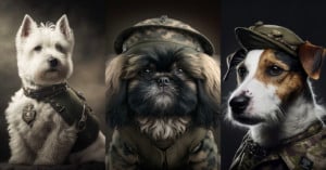 AI dog portraits