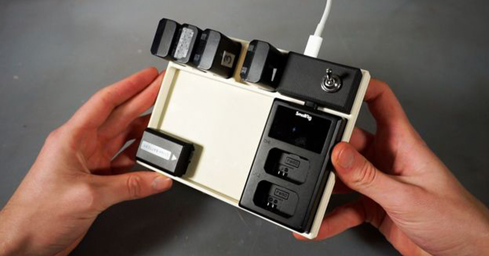 DIY Organizer Fixes the Problem of Camera Battery Management
